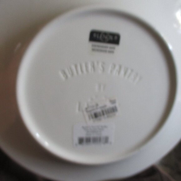 LENOX BUTLERS PANTRY CHRISTMAS TREE HTF LUNCHEON PLATE - Picture 3 of 5